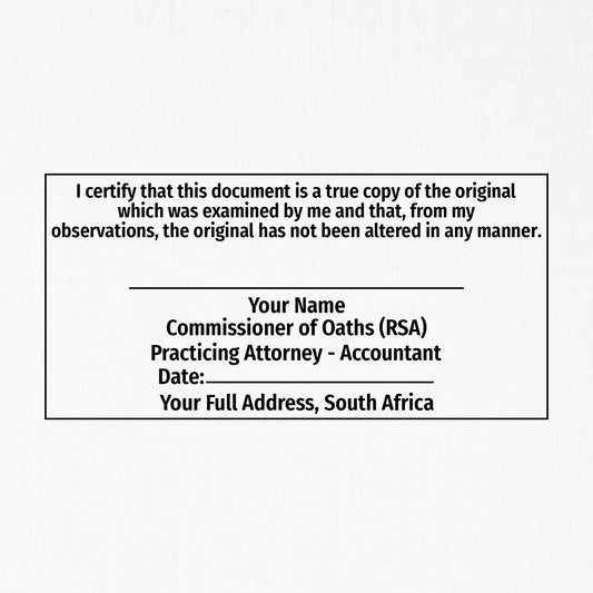 Certification Stamp (75x38mm)