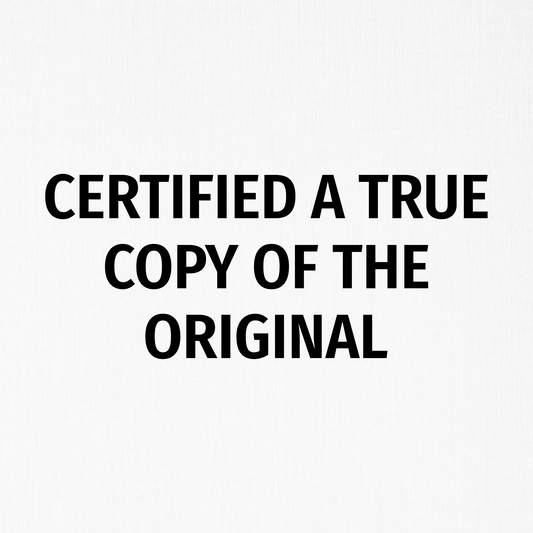 True Copy of Original (38x14mm)