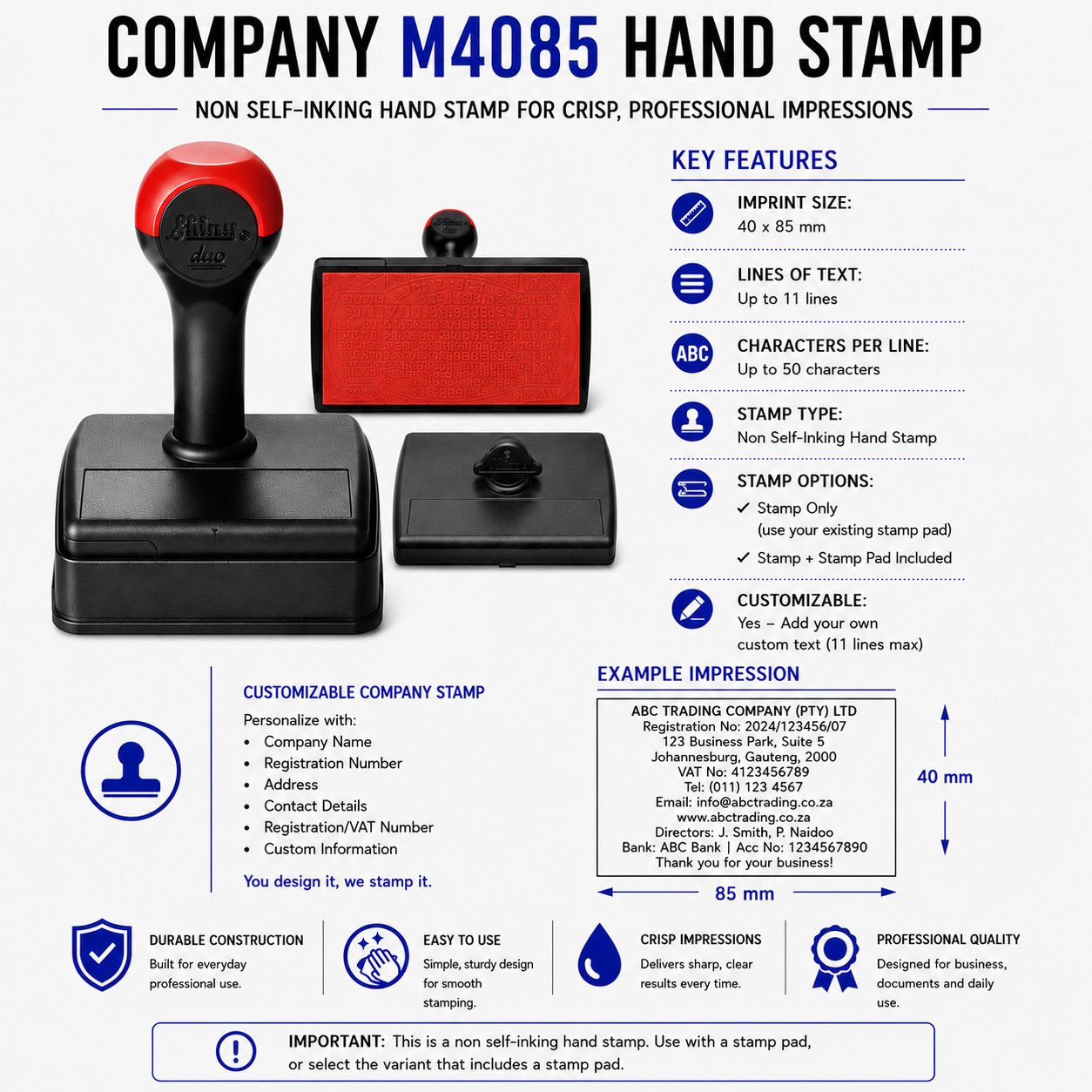 Hand Company Stamps