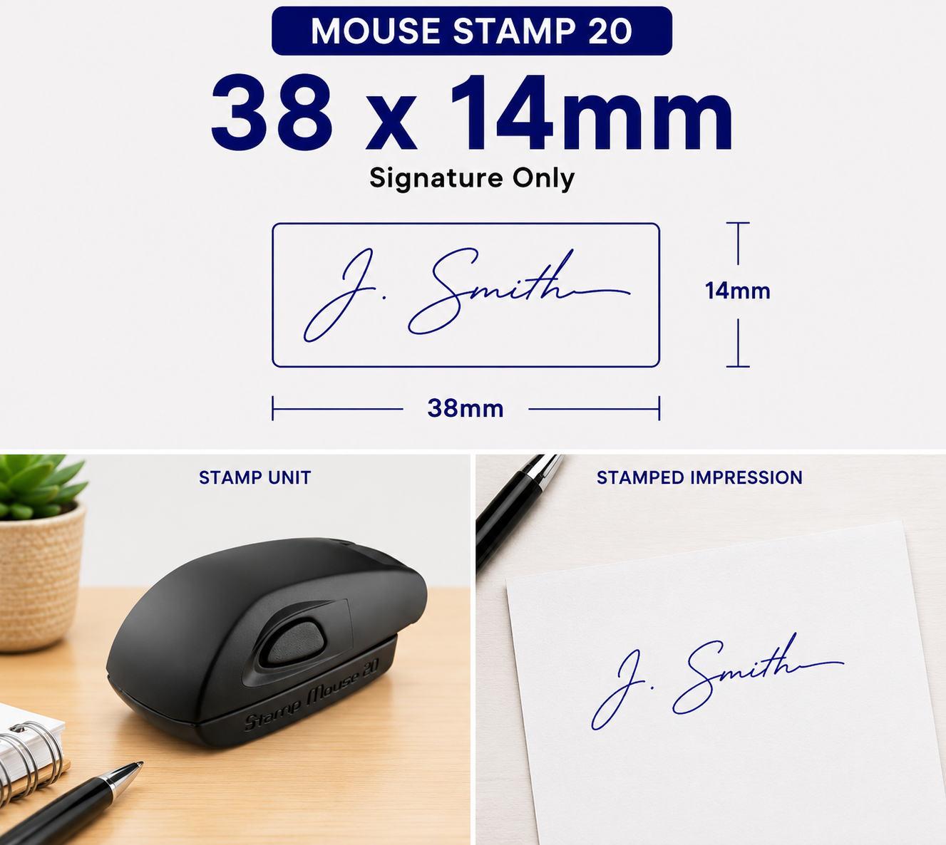Signature Stamp Self-Inking Colop Mouse stamp 20 South Africa Stamps R Us Web