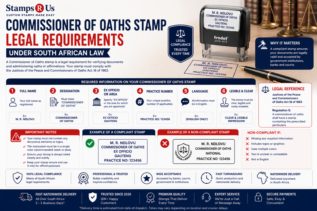 Commissioner of Oaths Stamp Legal Requirements Under South African Law