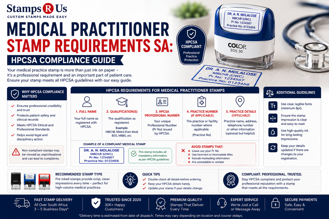 Medical Practitioner Stamp Requirements Sa: HPCSA Compliance Guide