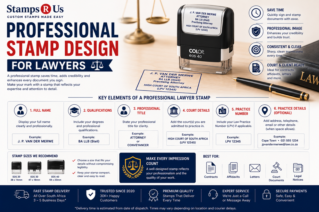 Professional Stamp Design for Lawyers