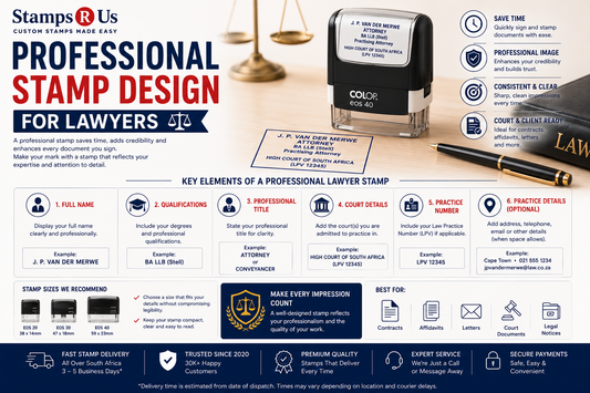 Professional Stamp Design for Lawyers