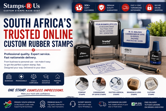 Stamps-R-Us – South Africa's Trusted Online Custom Rubber Stamp