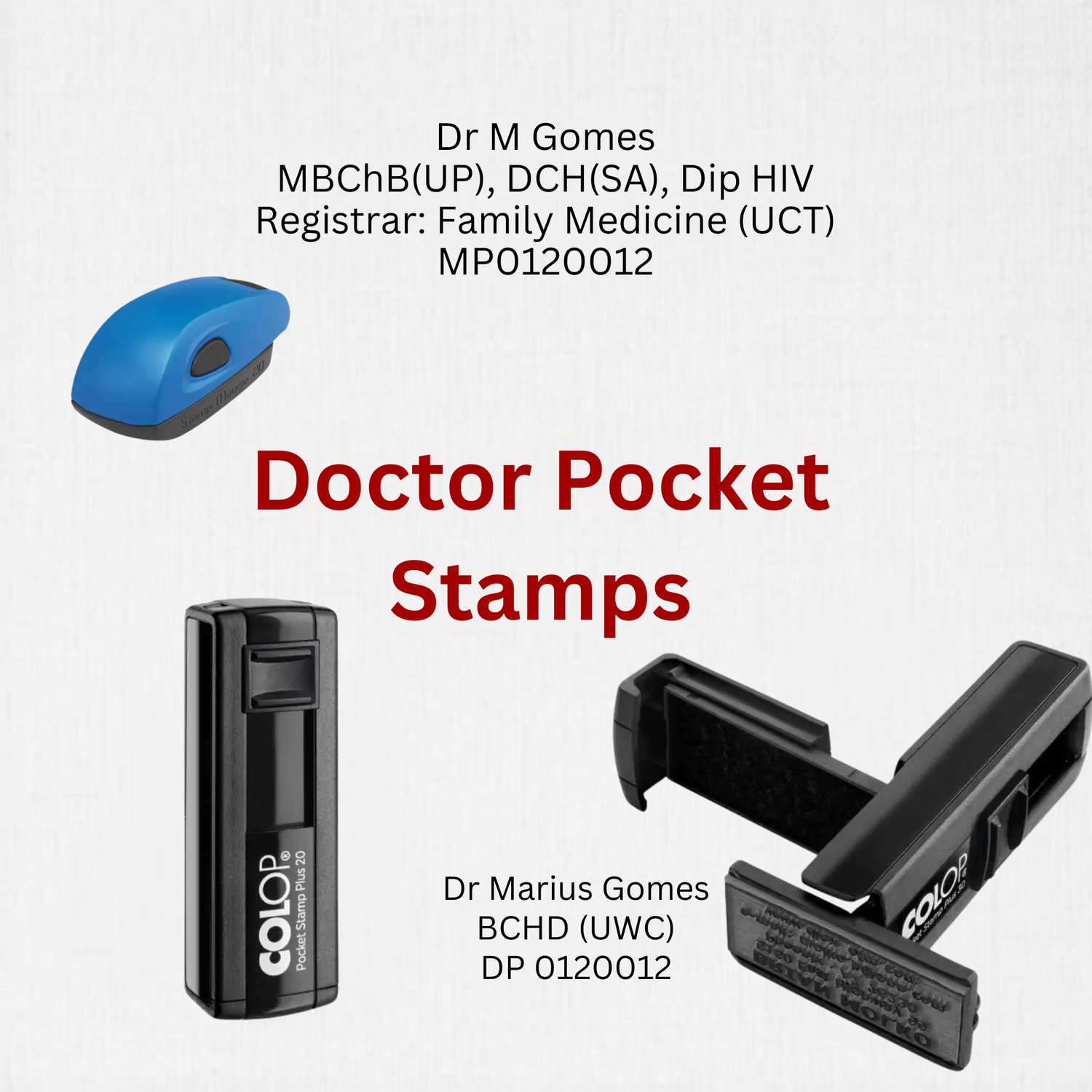 Pocket Stamps(Doctor Pocket Range)
