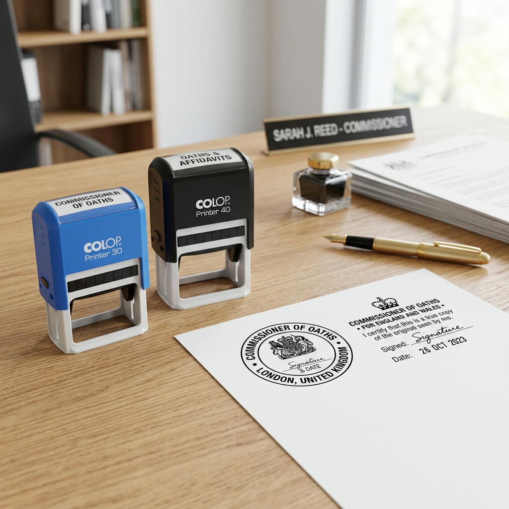 Commissioner of Oaths Stamps