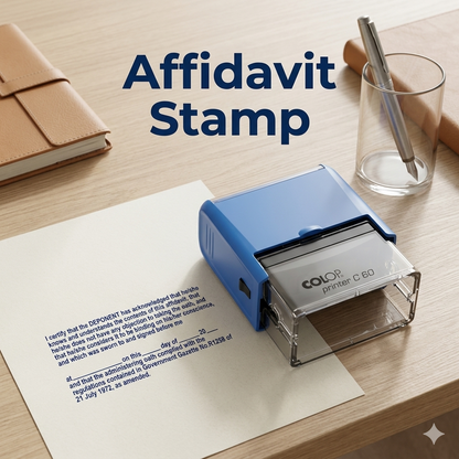 Affidavit Commissioner of Oaths Stamp    South Africa Stamps R us Webp