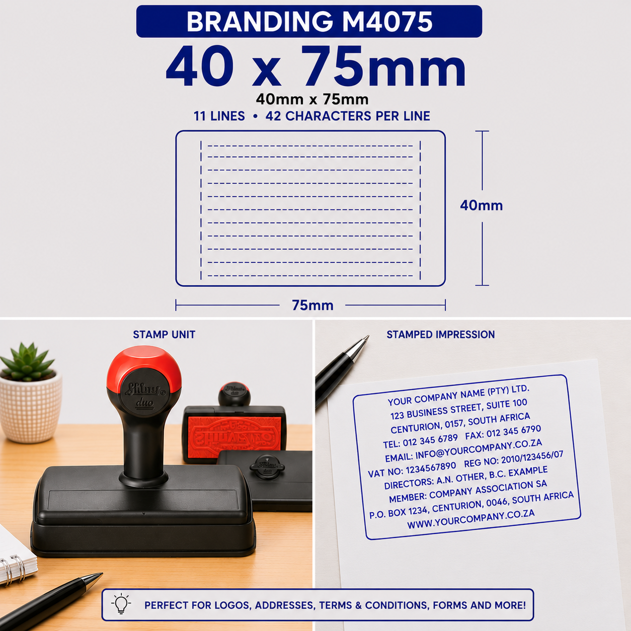 Branding Hand Stamps