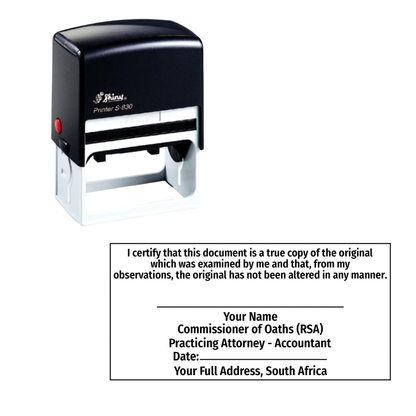 Certification Stamp (75x38mm)