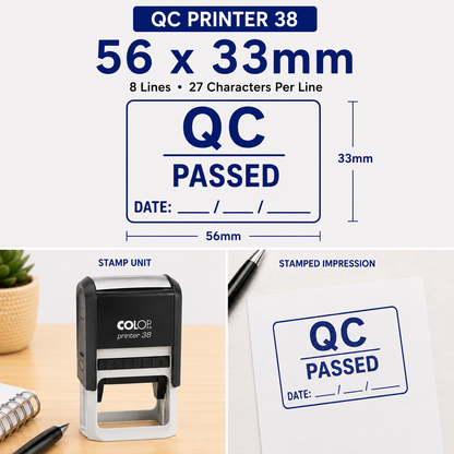 Self-Inking QC Stamps