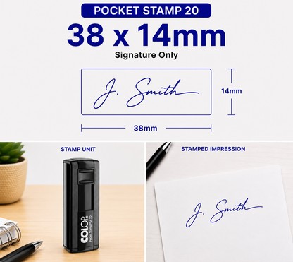 Self-Inking Signature Stamps