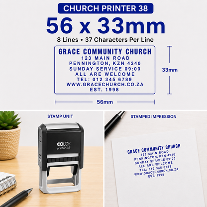 Self-inking Church Stamps