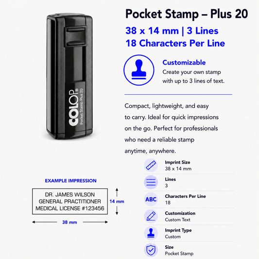 Medical Pocket Stamps