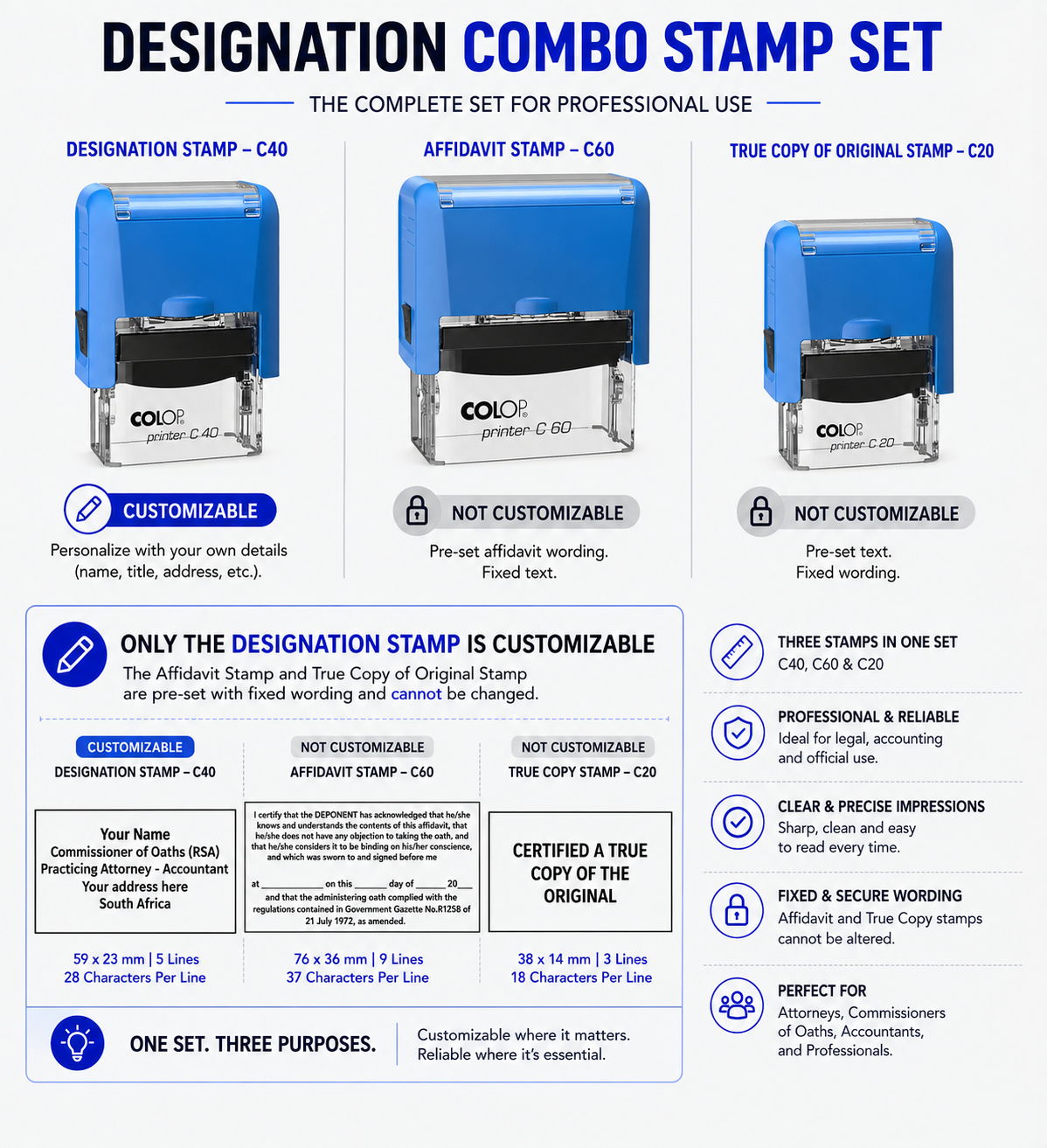 Designation Professional Combo Set