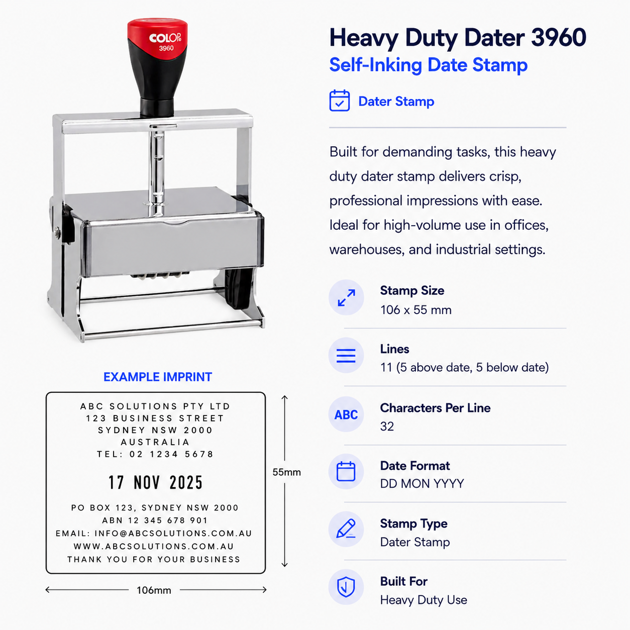 Heavy Duty Stamps