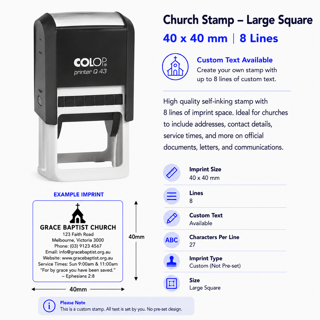 Church Stamps