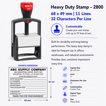 Heavy Duty Stamps