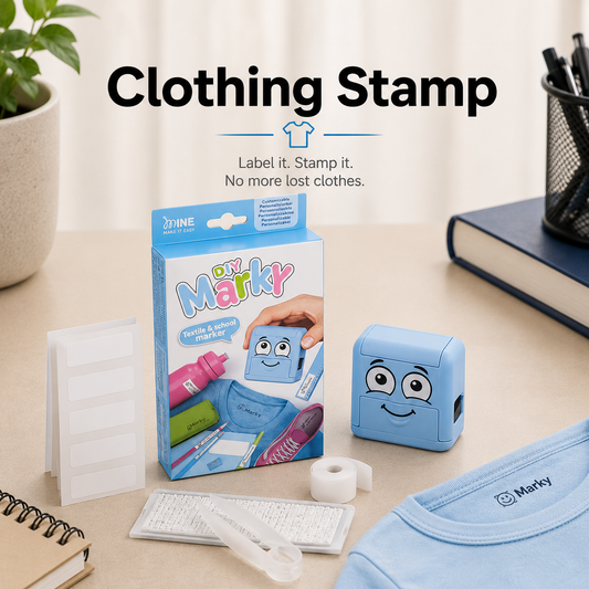 Clothing Stamp by Colop. Marky Clothing Kit. South Afria. Stamps R Us Webp