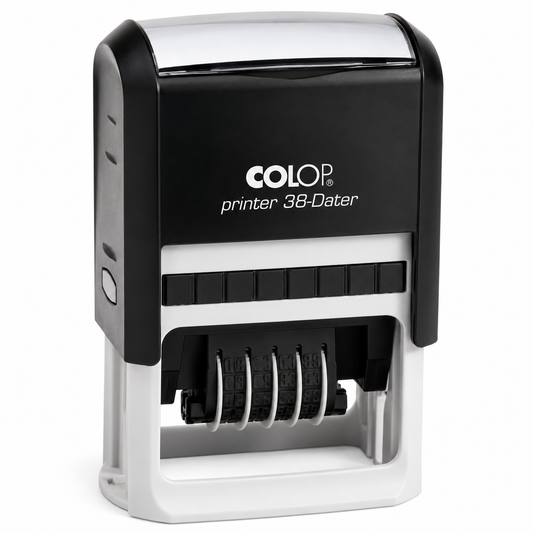 Self-Inking  Colop Printer 38 Dater  South Africa Stamps R Us Webp