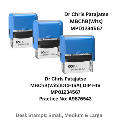 Desk Stamps (Doctor Range)