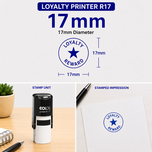 Loyalty Card Stamp Self-Inking  Colop Printer R17 South Africa Stamps R Us Web