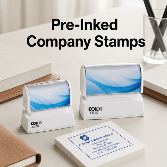 Pre-Inked Company Stamps Colop EOS   South Africa Stamps R us Webp
