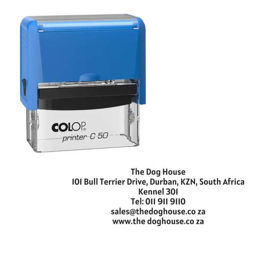 Colop Printer C50 Self-Inking Stamp | 7 Lines | 69x30mm