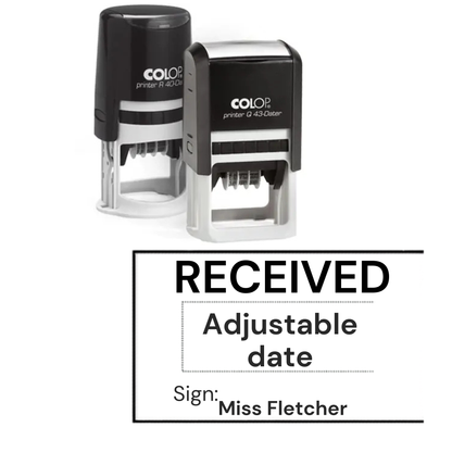 Date Stamps | Self-Inking Dater | Small - Medium - Large | Colop