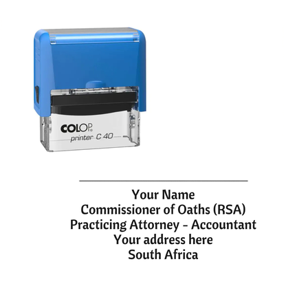 Designation Stamp | Commissioner of Oaths | C40